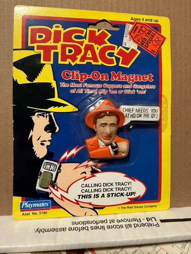 Vintage 1990 Dick Tracy Playmates 2 Way Wristwatch Disney Playmates Plus Magnets - Picture 3 of 10