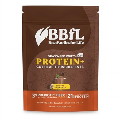 BBfL Grass-Fed Whey Protein Shake   21g rBGH-Free Protein Cocoa + Apple Cider...