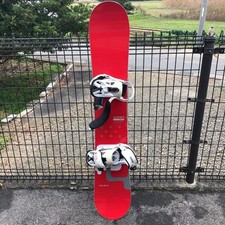Snowboard Drive GRIGIO 44" con attacchi Burton Mission, usato, 143 cm