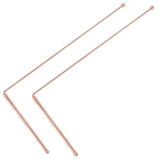 Copper Dowsing Rods - 99.9% Pure Copper 2PCS Divining Rods - for Ghost Hunting T