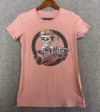 Suavecita Pomade Pink Mauve Fitted Cotton T Shirt Women  s Size Medium Tee
