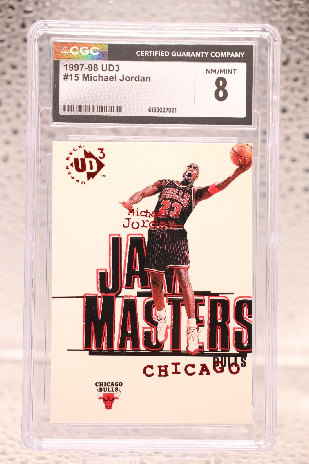1997-98 Upper Deck UD3 - Jam Masters Michael Jordan #15 CGC 8 (Not PSA)