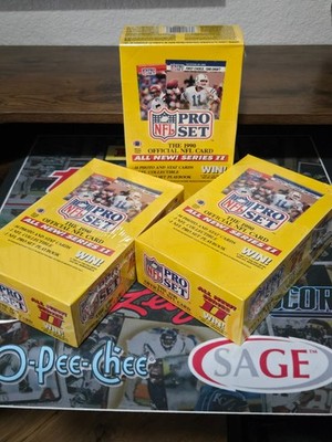 1990 Pro Set Series Two NFL Football FACTORY SEALED Box - 36 Packs/Box