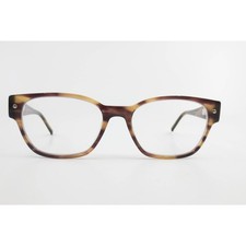 CMP 7002 BR Tortoise Rectangular Eyeglass Frames 49-16-135 Brown Mottled Glasses