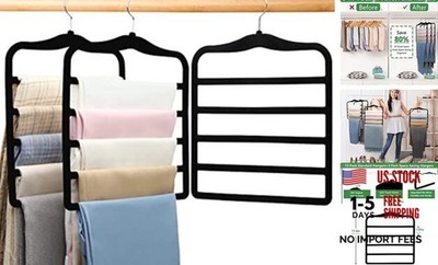 Closet Organizers and Storage,3 Pack Organization and Storage Pants Large Black