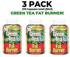 Applied Nutrition, Green Tea Fat Burner, 3 PACK, 90 Fast-Acting Liquid Soft-Gels