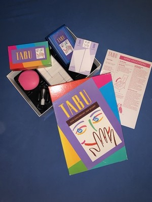 TABU (Wer umschreibt, der bleibt) - MB Spiele / Milton Bradley 1990 Vintage