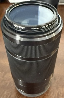 Sony E 55-210mm f/4.5-6.3 OSS Lens SEL55210 E-Mount Black Excellent Condition