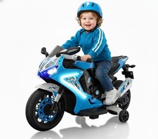 Kid Trax 6V Glow Electric Toddler Kids Motorcycle Toddler Bike, Indoor/Outdo...