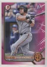 2022 Bowman Prospects Fuchsia Border 229/299 Diego Rincones #BP-65 0jv5