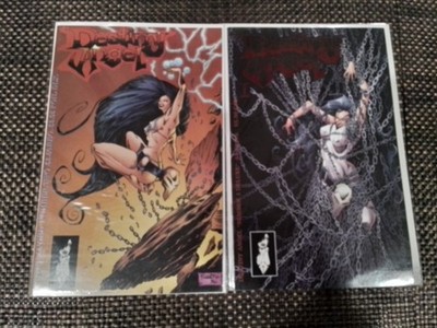DESTINY ANGEL - Deluxe Edition #1 Red Foil, #2 Foil Dex B Variant 1996 UNREAD 
