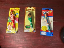 Vintage Stylus Game Pen Lot Sealed Operation, Tinkertoy, Lincoln Logs Travel