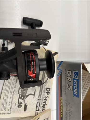 Carrete giratorio de grafito surf RYOBI DP5 de colección hecho en Japón nuevo en caja con papeles - Imagen 4 de 16