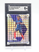 EDUARDO CAMAVINGA 2021 PANINI MOSAIC UEFA EURO MOSAIC PRIZM ROOKIE #111 Q0208