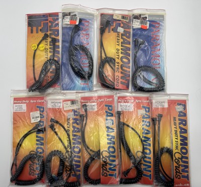 One Paramount Heavy Duty Sync Cord Cat # 8-6C 5 Foot NOS