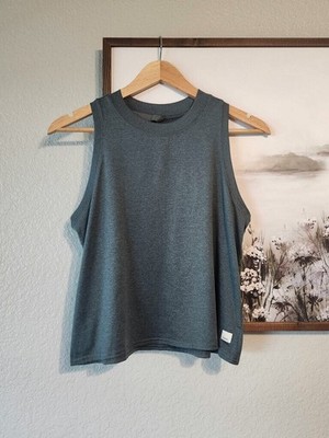 Vuori Energy Top Women s Size Medium (M) Blue Green Shade EUC Sleeveless Tank