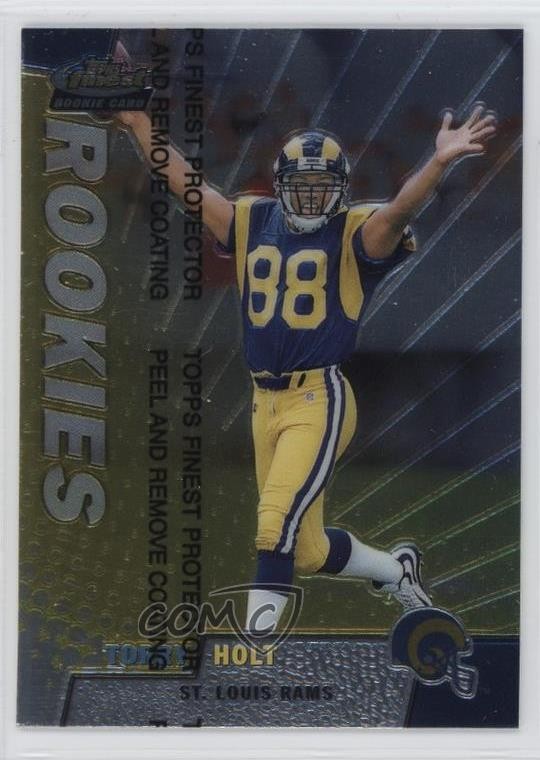1999 Topps Finest Rookies Torry Holt #175 yj7