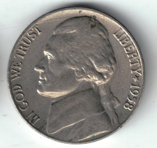 USA - 1958P - Jefferson - 1st portrait - Low Mintage, No Mint Mark - #21264