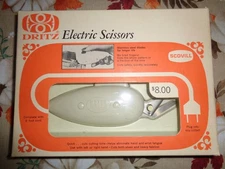 Vintage DRITZ Electric Scissors #716 Scovill for Fabric or Paper ~ Original Box