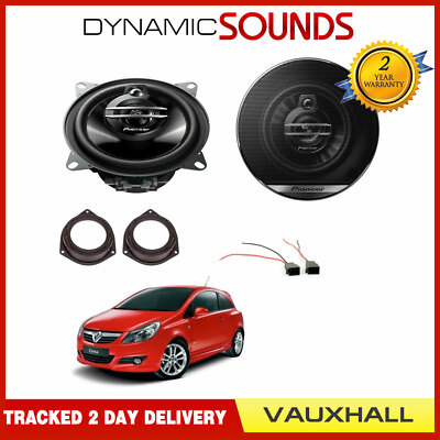 Pioneer Vauxhall Corsa C/D 2006 Onwards 600W Component Front Door Car