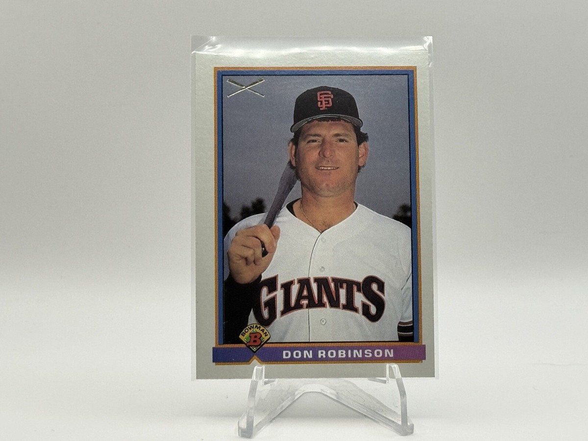 1991 Bowman Topps Vintage NM Baseball Card #384 Don Robinson