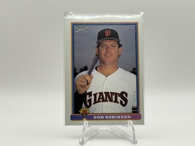 1991 Bowman Topps Vintage NM Baseball Card #384 Don Robinson