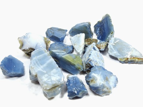 415 Cts Natural  Blue Opal Raw  Rough Loose Gemstone lot - Picture 3 of 5