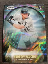 2021 Topps Stadium Club Chrome Andrew Vaughn RC Crystal Ball Wave Refractor