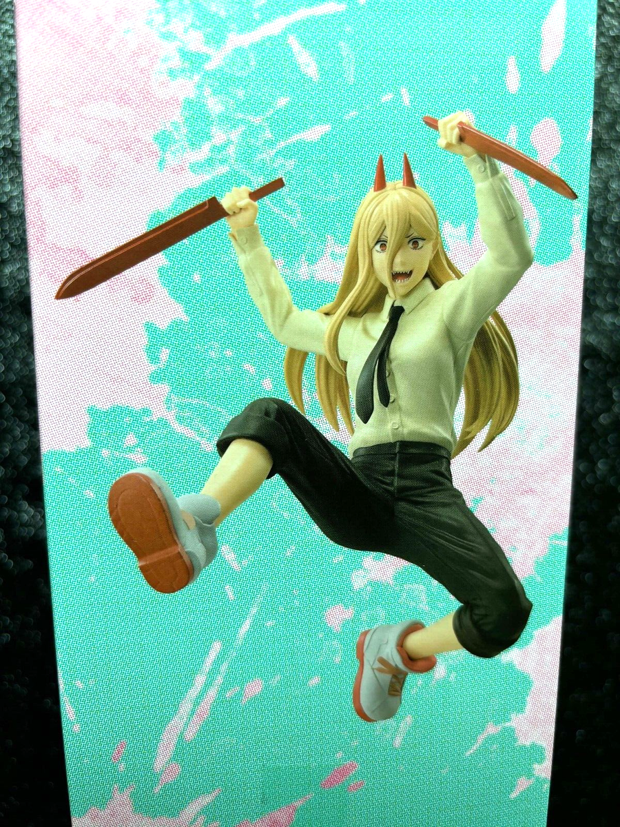 Banpresto Chainsaw Man - Vibration Stars - Statua Power In PVC, Collezionabile Ufficiale Giapponese