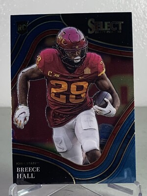 2022 Panini Select Draft Picks Breece Hall #110 Field Level RC Iowa State Cyclon