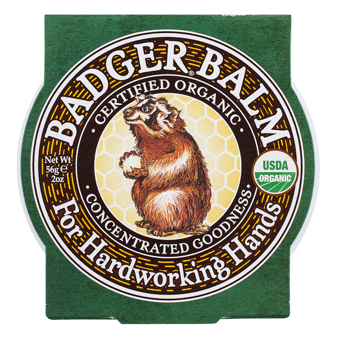 3 Pack Badger For Hardworking Hands Balm Tin, 2 oz