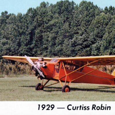 1970s Curtis Robin Airplane 1929 Robertson Aircraft Shannon Air Museum Postcard