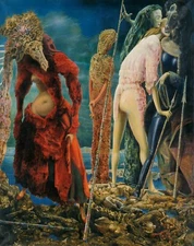 Max Ernst Surrealism Art Poster or Canvas Print "The Antipope"