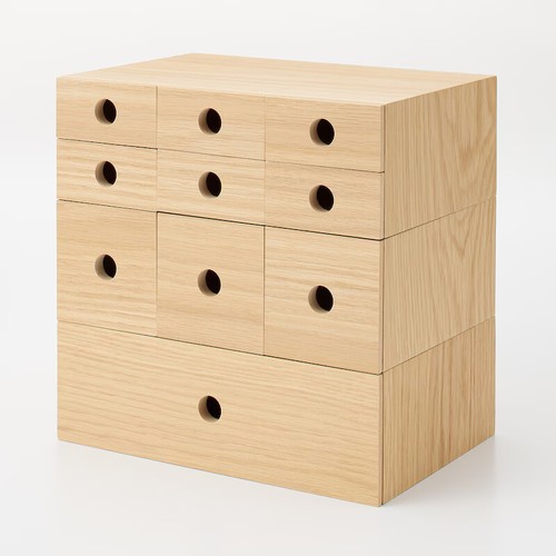 MUJI Wooden Tool Box/2 Drawer/Storage for Small Item, etc. 6 Types JAPAN NEW - Picture 41 of 62