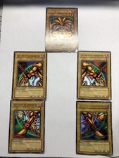 ULTRA RARE Exodia The Forbidden One Mixed 5 Card Set Lob Face - LP