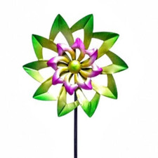 12.5" Metal Wind Spinner / Kinetic Lawn Ornament