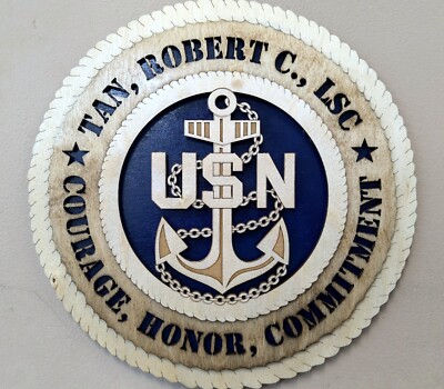 US NAVY CHIEF PETTY OFFICER-PERSONALIZED