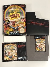 Rainbow Island Bubble Bobble 2 Game NES Nintendo Boxed Original Complete PAL