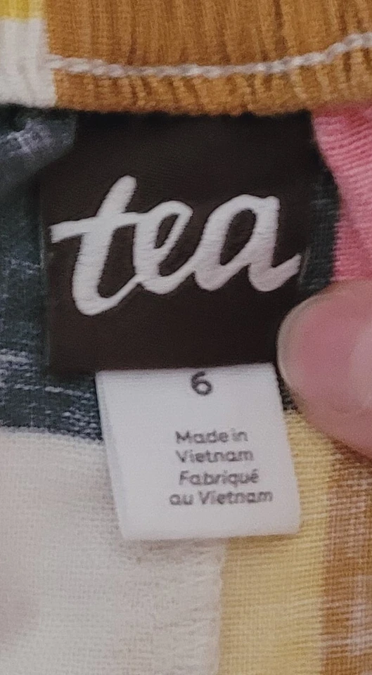Pantalones Cortos Culotte Multicolor Tea Collection - Talla 6 Foto 3 de 4