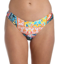 NWT- La Blanca 'Soleil' Scoop-Front Hipster Bikini Swimsuit Bottom, Multi - 12