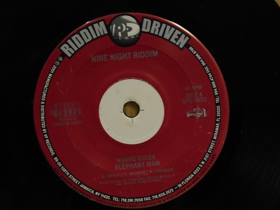 Elephant Man bw Red Rat 45 WINNING QUEEN bw FRIDAY NIGHT - Riddim Driven M- 