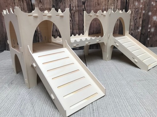 Rabbit Castle Starter Kit - Formaldehyde Free, Non Toxic, Wooden, Slot Together - Picture 2 of 15