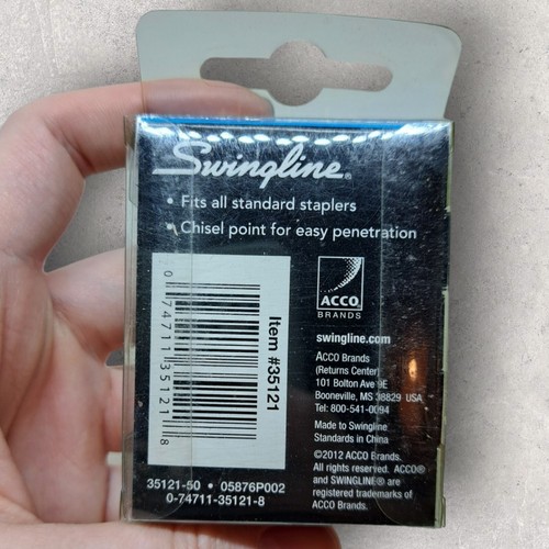 Swingline farbige Heftklammern Menge Standard 1/4 Zoll Länge Farbe hell Heftklammern rosa - Bild 8 von 8