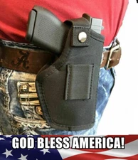 Tactical Universal IWB OWB Belt Weapon Gun Holder Concealed Carry Pistol Holster