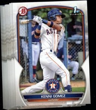 2023 Bowman Kenni Gomez 1st Bowman Paper Lot of 25