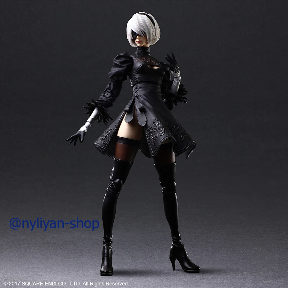 Play Arts Kai NieR Automata YoRHa 2B No.2 Type B DX Ver Action Figure Model - Image 2 of 4