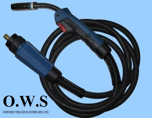 Antorcha De Soldadura BINZEL Tipo MB25 | 4 Metros | Para Gas O Sin Gas | Euro Mig