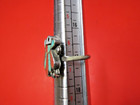 STERLING SILVER RING ZUNI NAVAJO .800 TURQUOISE CORAL ONYX NATIVE AMER OLD PAWN — photo 4