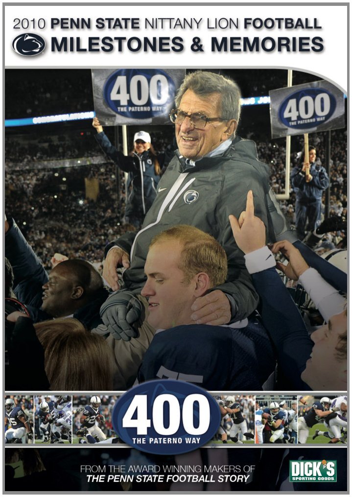 2010 Penn State Football - Milestones & Memories (DVD) Joe Paterno