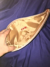 Beach Vibes CHI Clutch Thermal Metalic Pebble Foldover, Phone Keys Bag